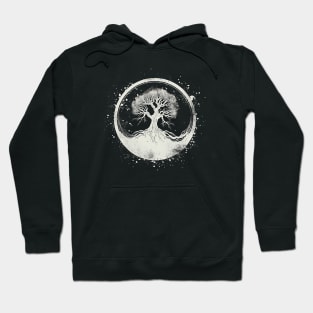 Yggdrasil - White Design Hoodie